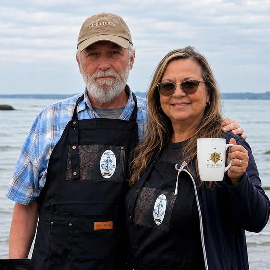 Alicia Gonzalez and her husband, founders of Stella Maris Organic Coffee